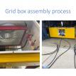 Grid box assembly process.